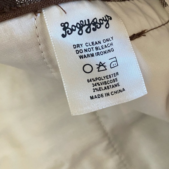 Bogey Boys The Best Pant Brown Patchwork Plaid Golf Pants Men’s Size 30 NEW - Picture 6 of 9